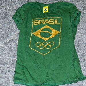 Green Brasil Olympic T-Shirt